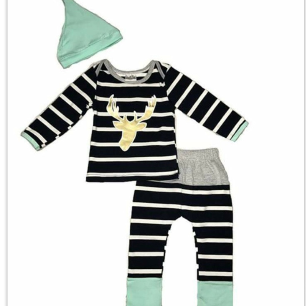 Stripped Deer three piece set!